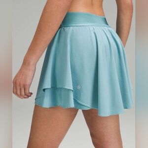 Lululemon Court Rival High-Rise Skirt In Long Tidal Teal Size 8